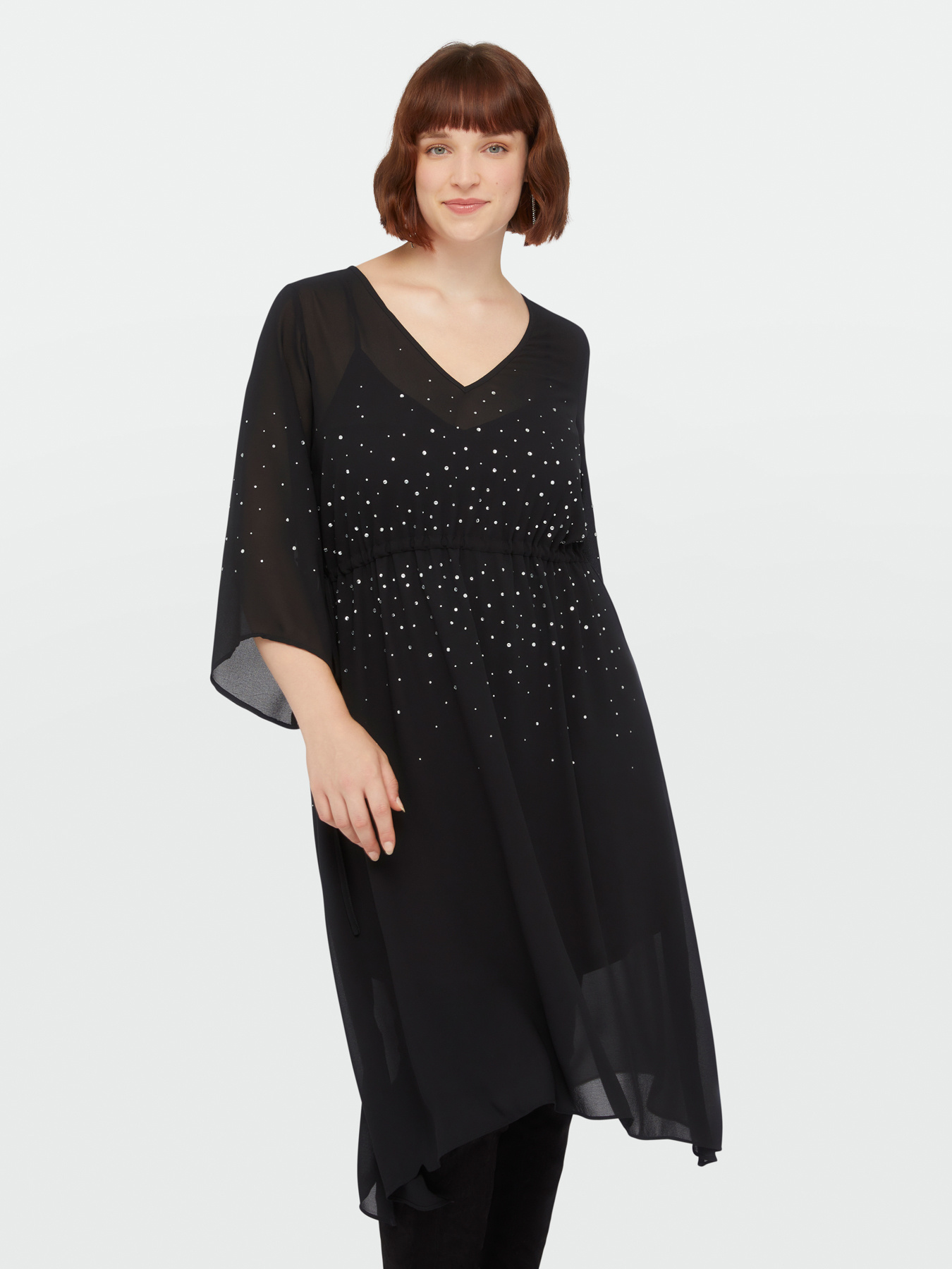 Midi dress with sparkles image number 3