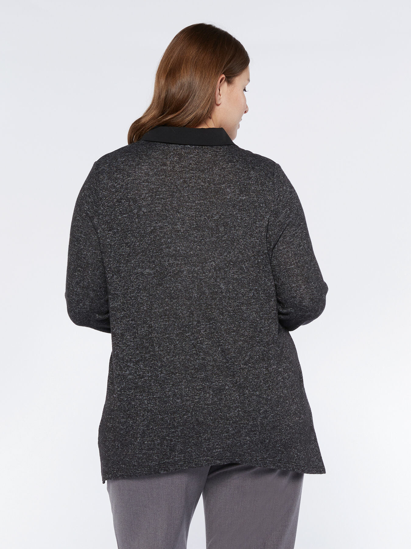 Camiseta con cuello de camisa image number 1