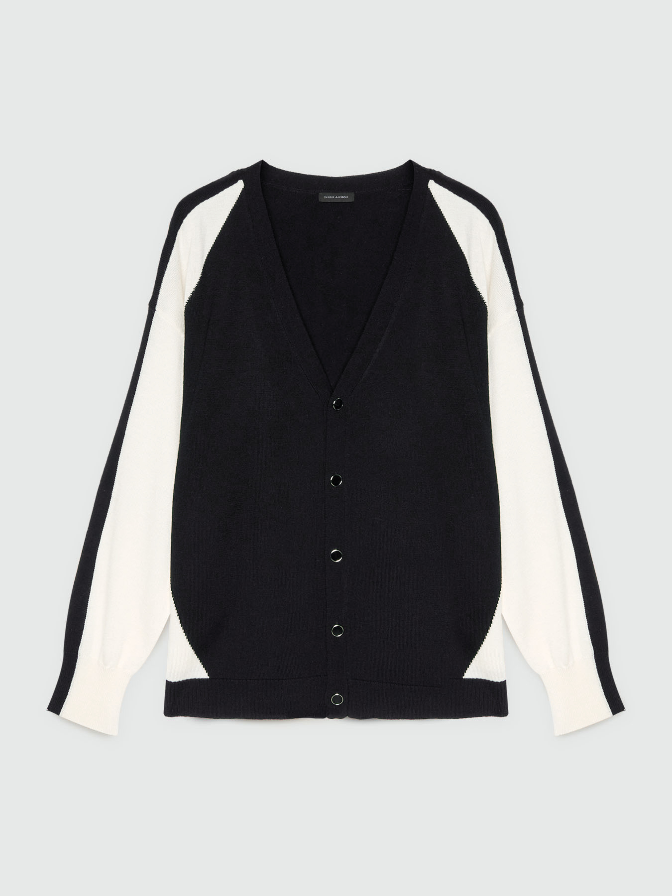 Colour block cardigan image number 4