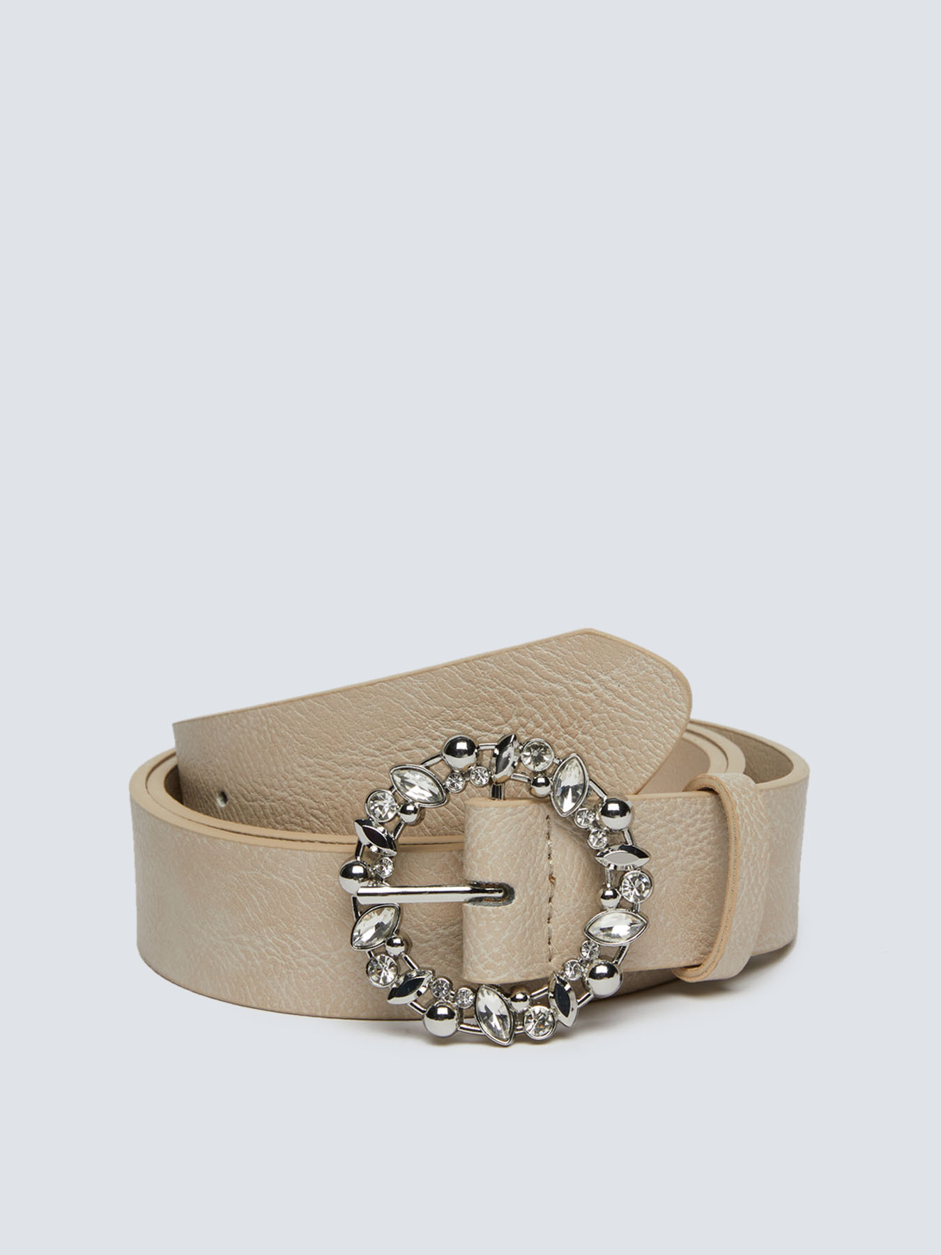 Belt with rhinestone buckle image number 0