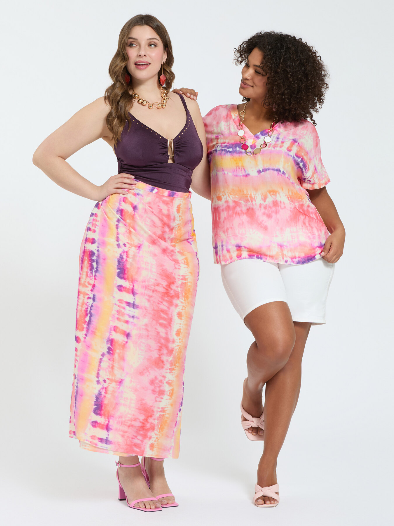 Badeanzug mit Nieten und Cut-out-Detail image number 3