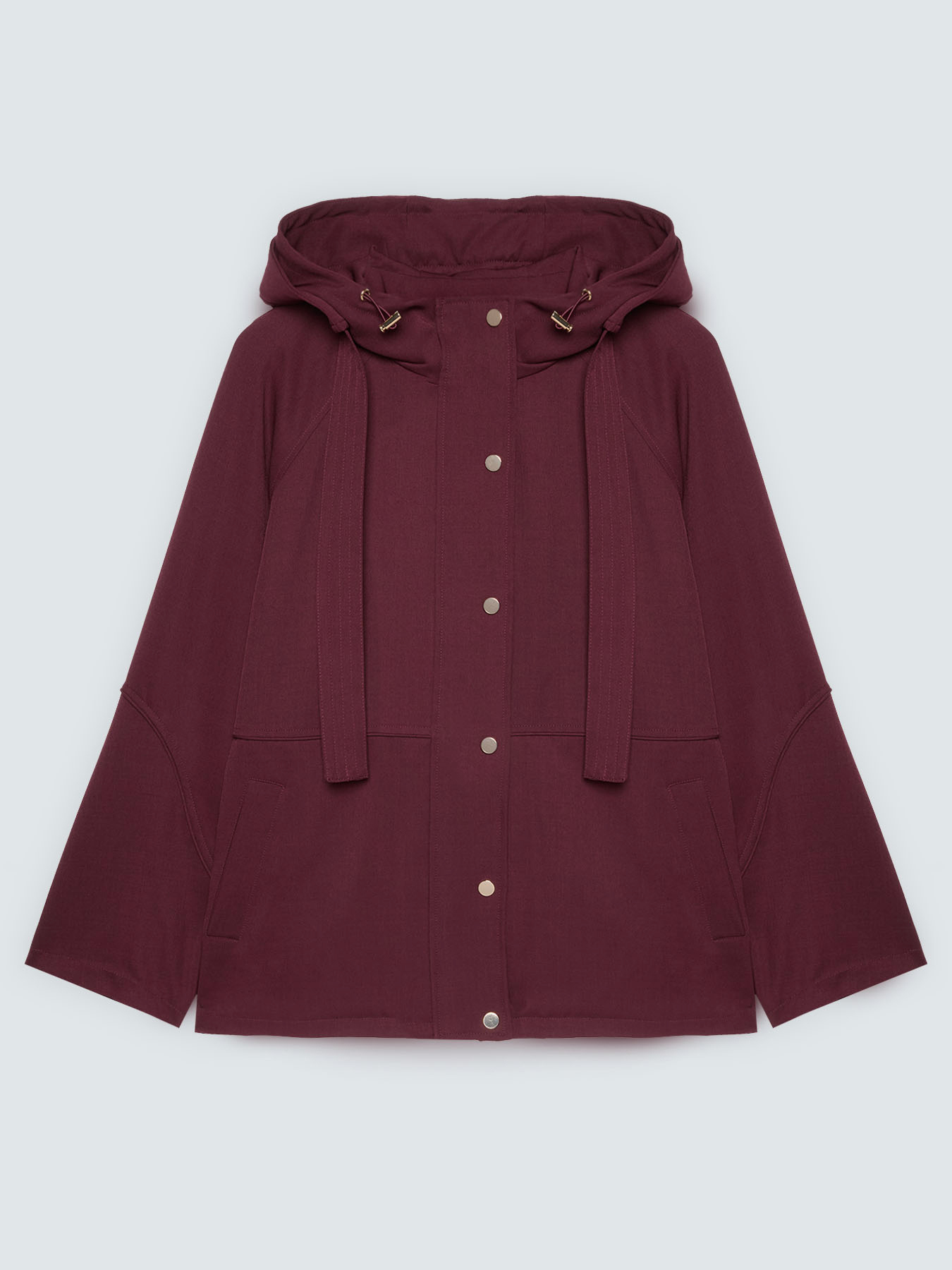 Wool parka with hood image number 4