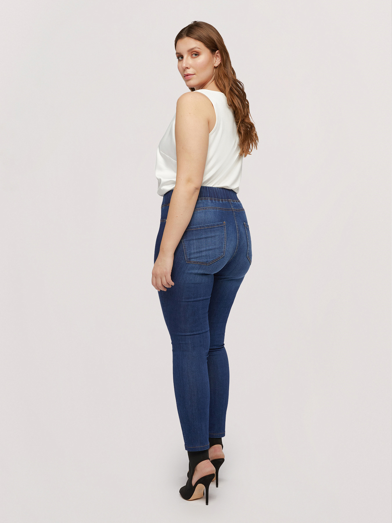 Jeggings basic mid blue image number 1