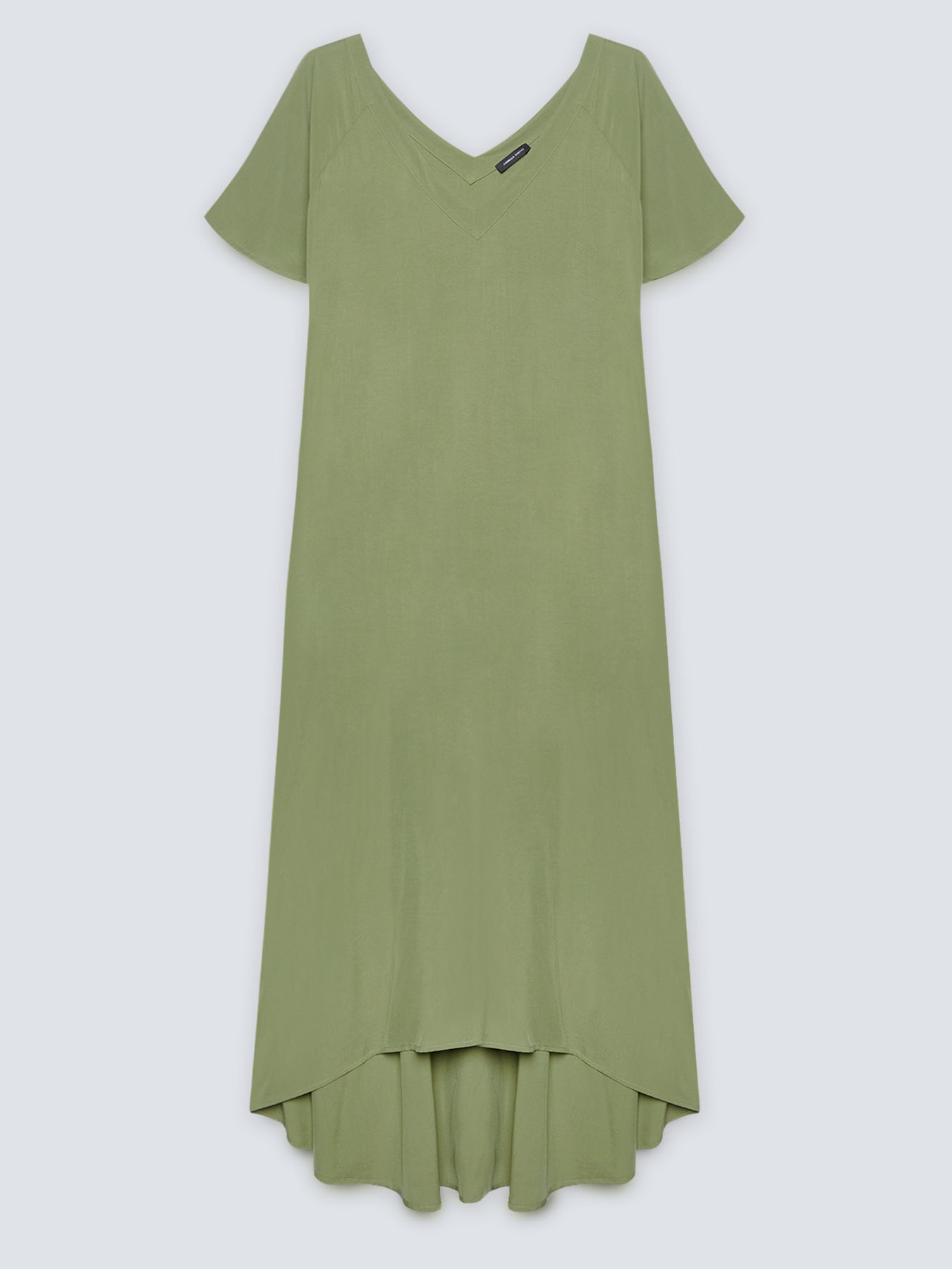 Vestito lungo in viscosa ECOVERO&trade; image number 4