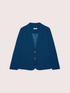 Cropped blazer in stretch fabric image number 5