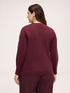 Round-neck sweater with ruffle image number 1