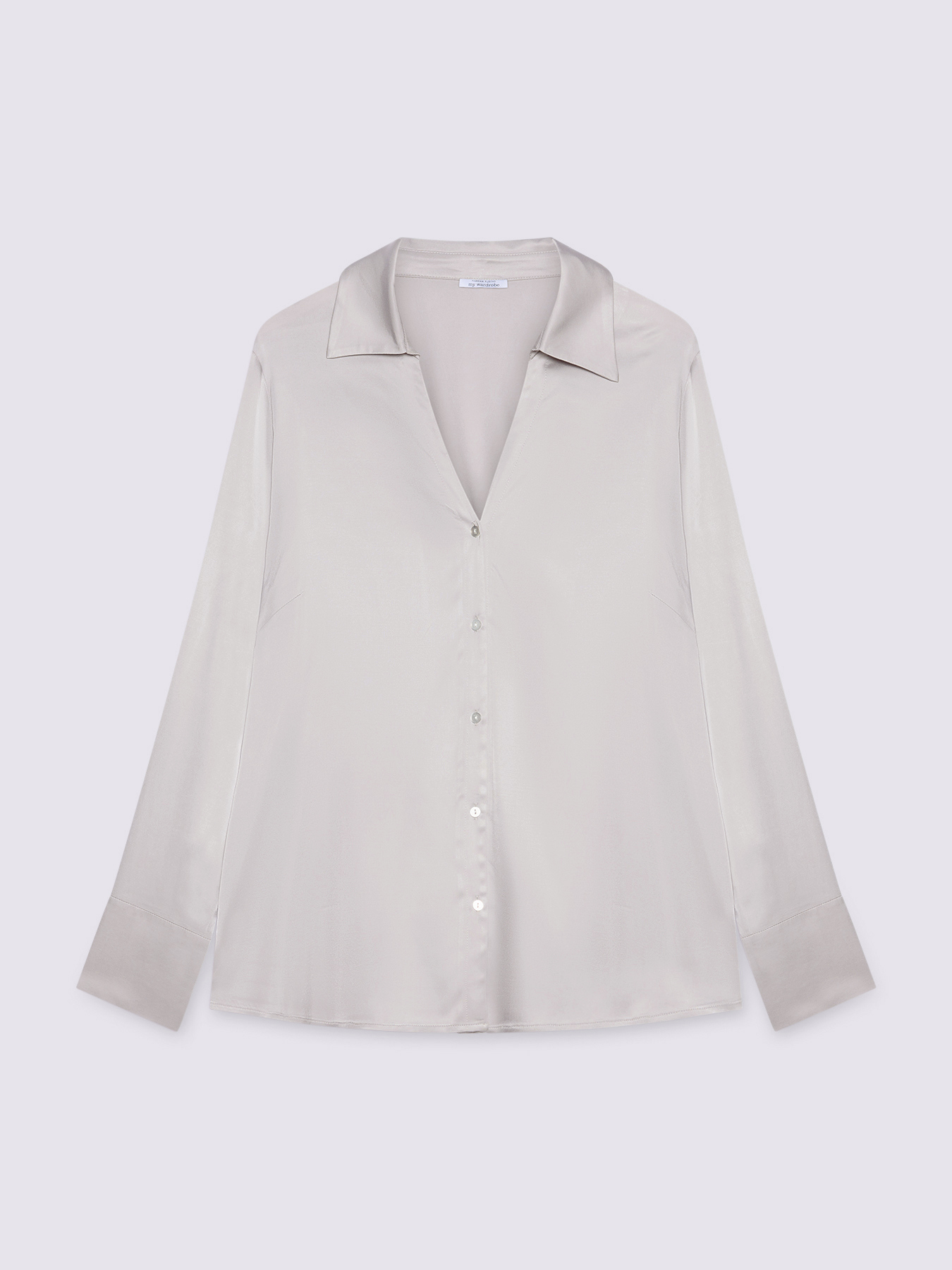 Viscose satin shirt image number 4