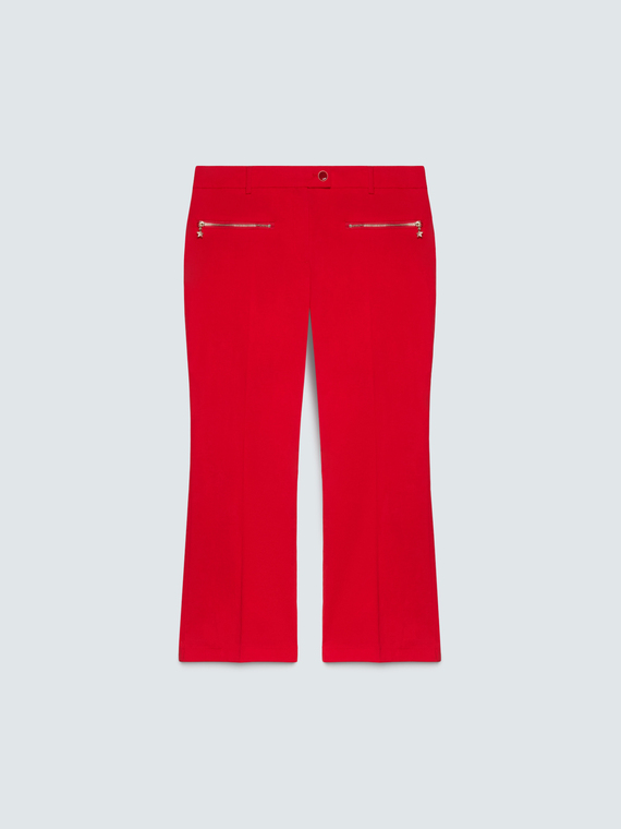 Kick Flare Pants in lightweight cotton