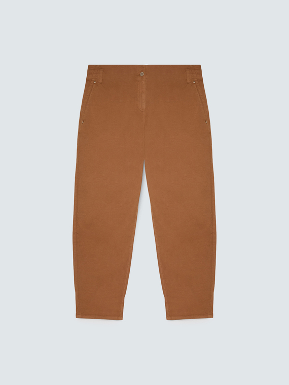 Balloon Pants in Cotton Blend