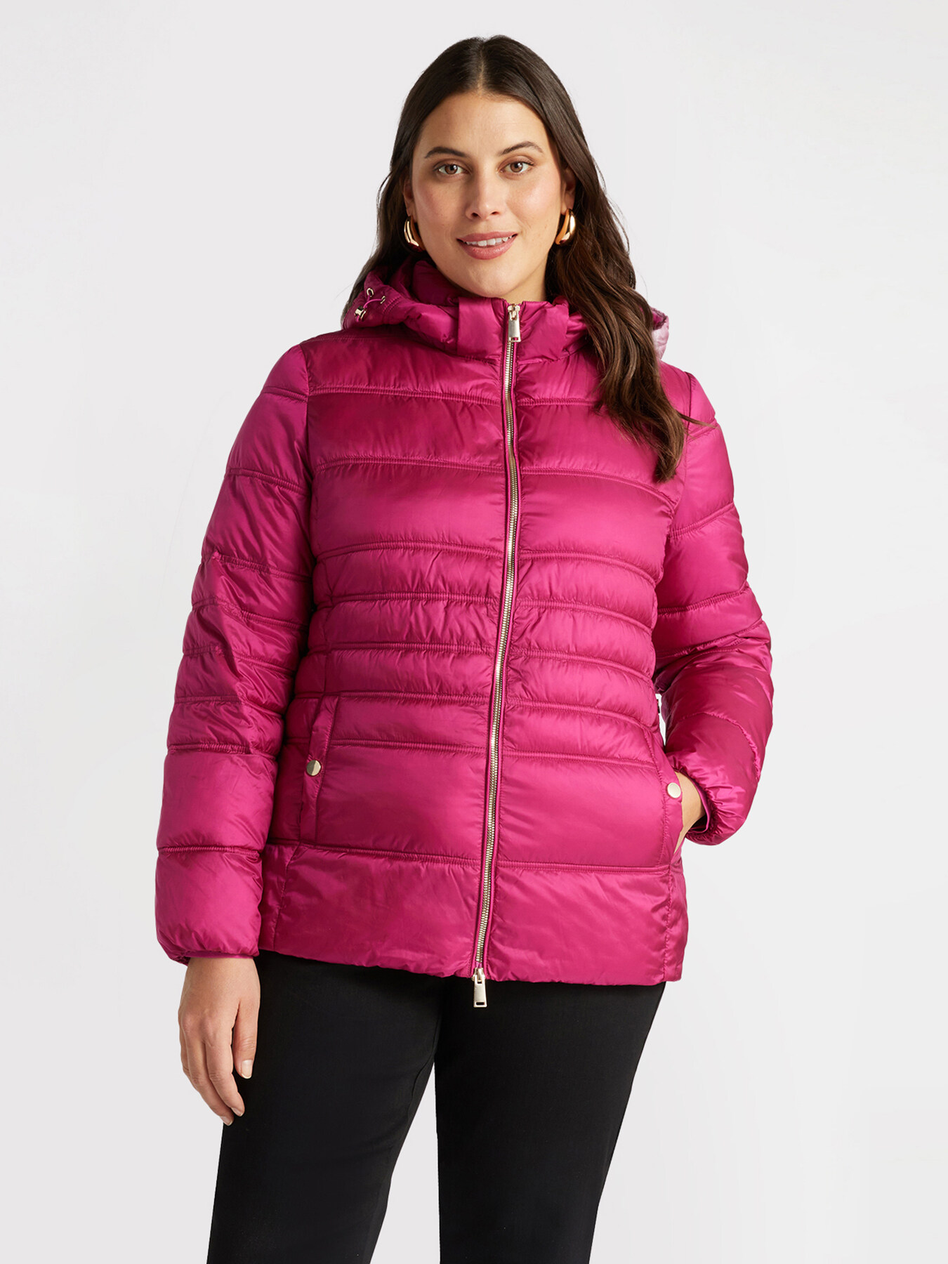 Quilted down jacket with Sorona® Aura padding image number 3