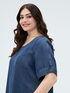 Vestito corto in denim Tencel&trade; image number 3