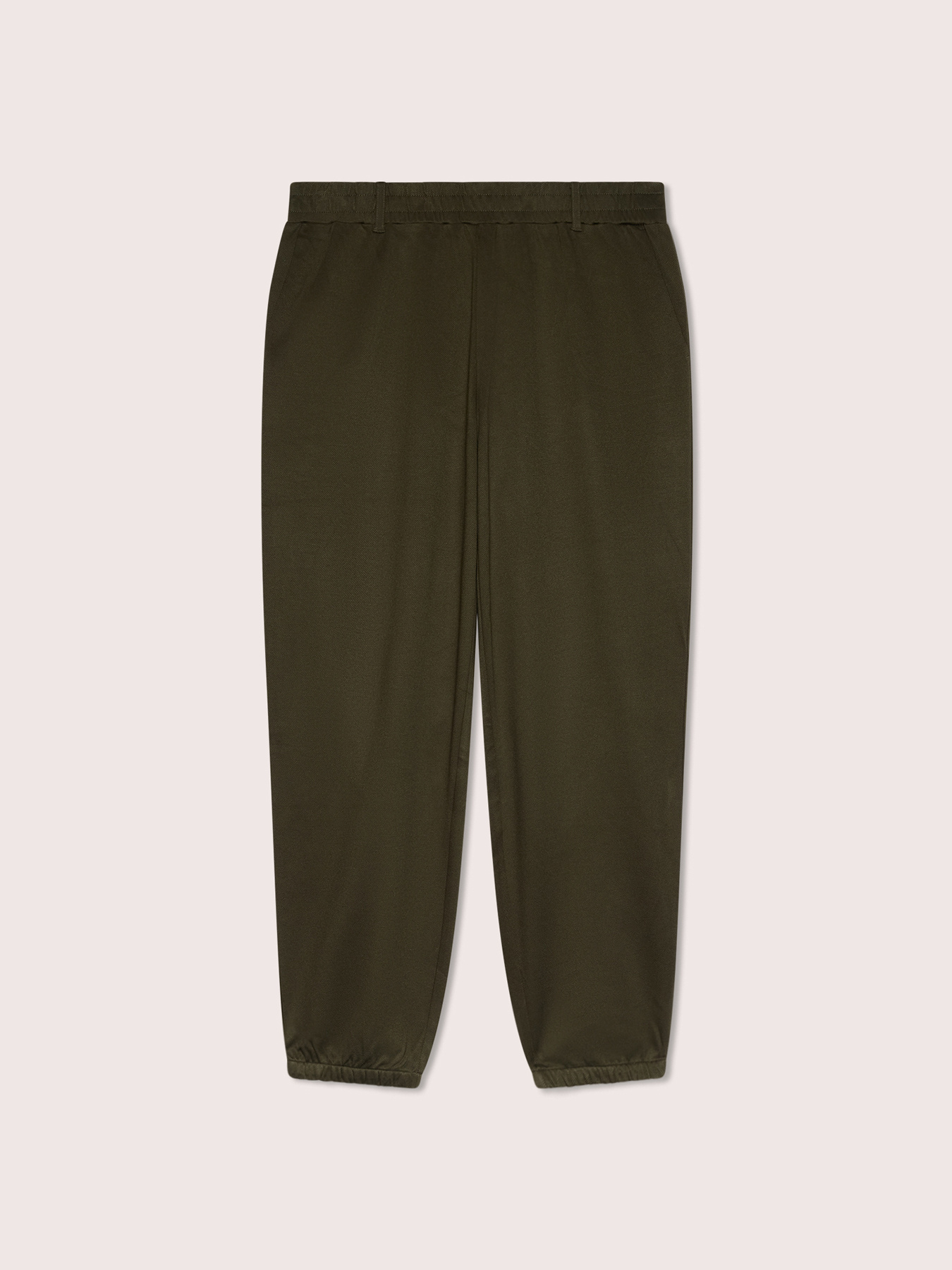 Jogger-Hose mit elastischem Bund und gerippten Abschl&uuml;ssen image number 4