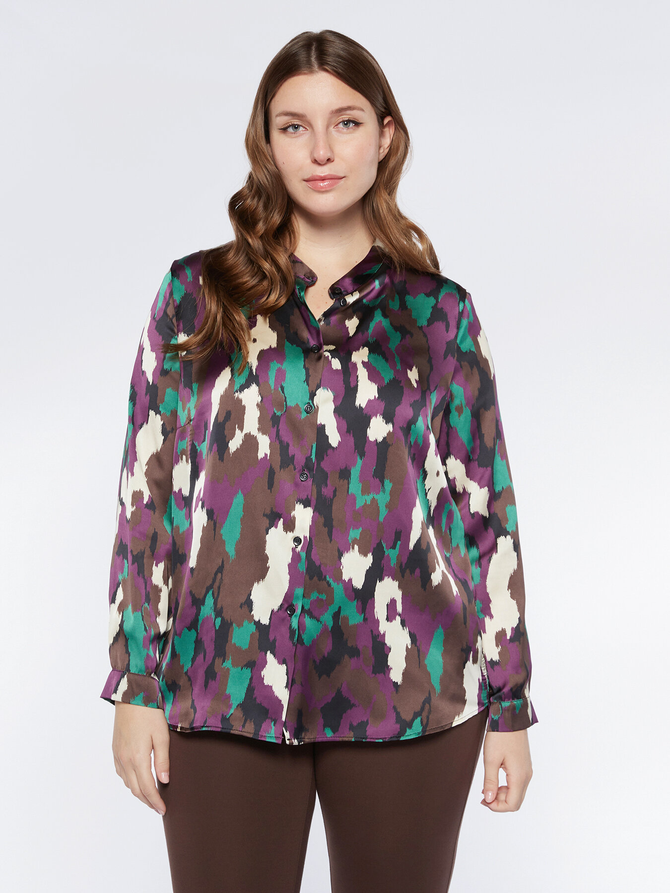 Camisa con estampado camuflaje image number 0