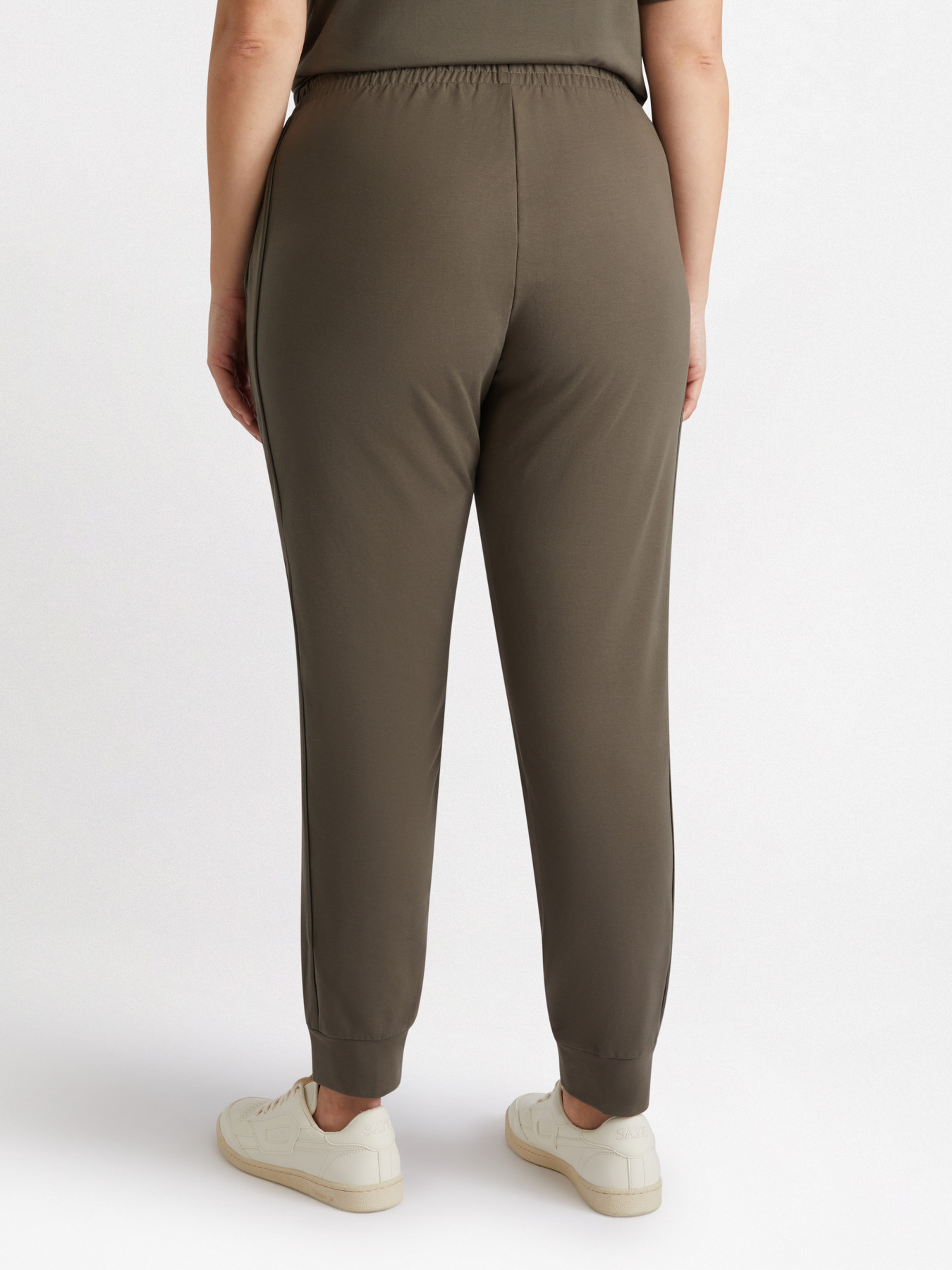 Joggers de felpa con bordes laterales image number 1