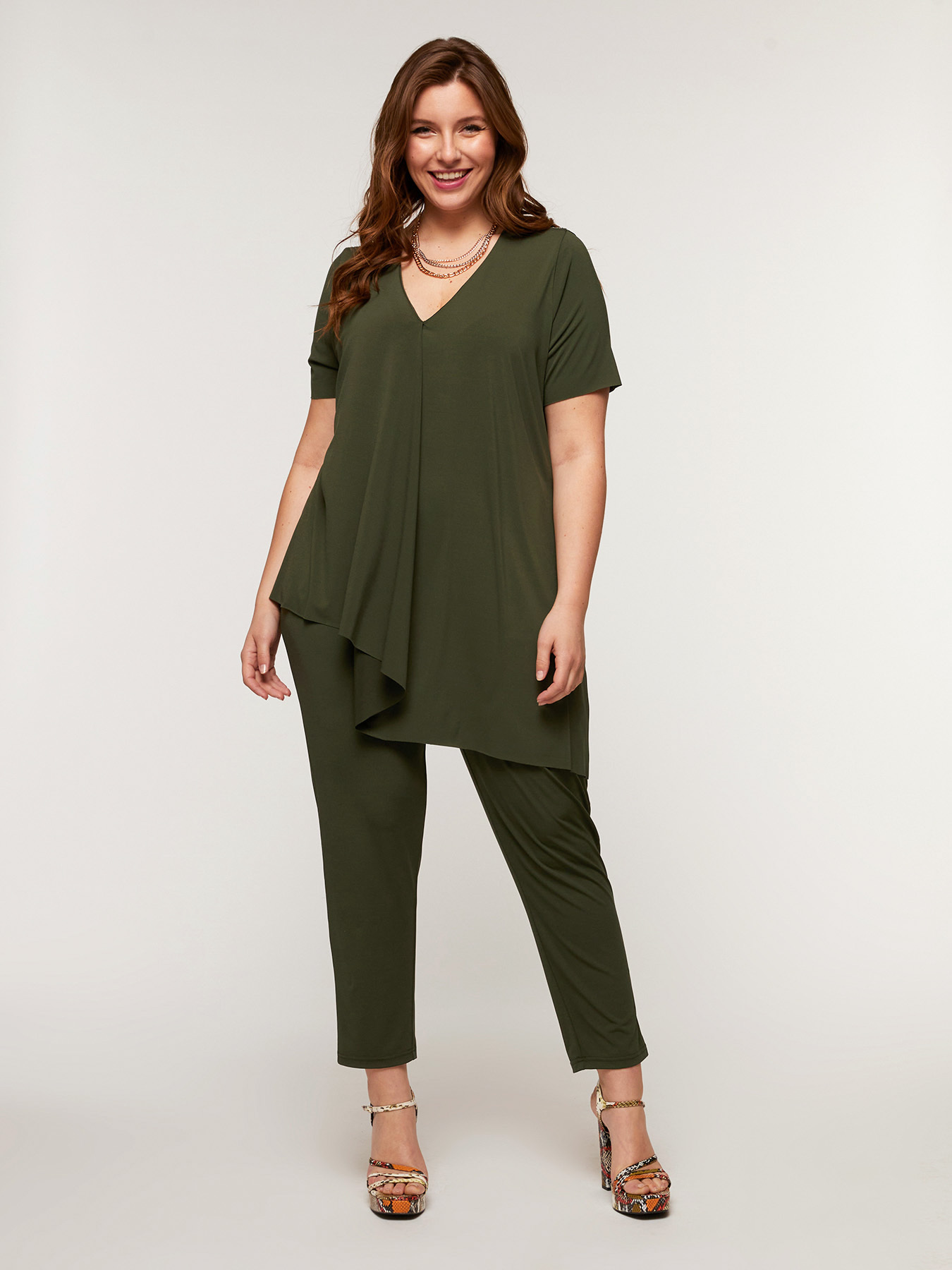 Jerseyhose mit Gummizug in der Taille image number 0