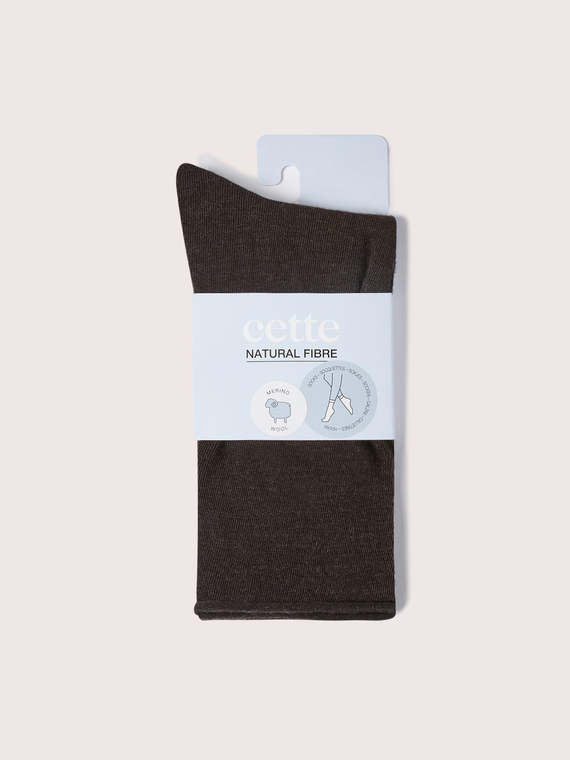 Merino wool socks without cuff