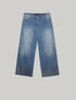 Ambra cropped wide-leg jeans with appliqu&eacute;s image number 3