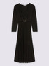 Kleid mit Plisseerock und G&uuml;rtel image number 5