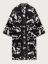 Caftan imprim&eacute; noir et blanc image number 3