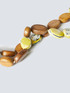 Halskette mit Anhängern aus Holz und Harz image number 1