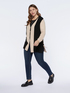 Two-tone cardigan with strings image number 3