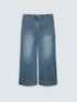 Jeans mit weitem Bein und Maxi-Taschen image number 4