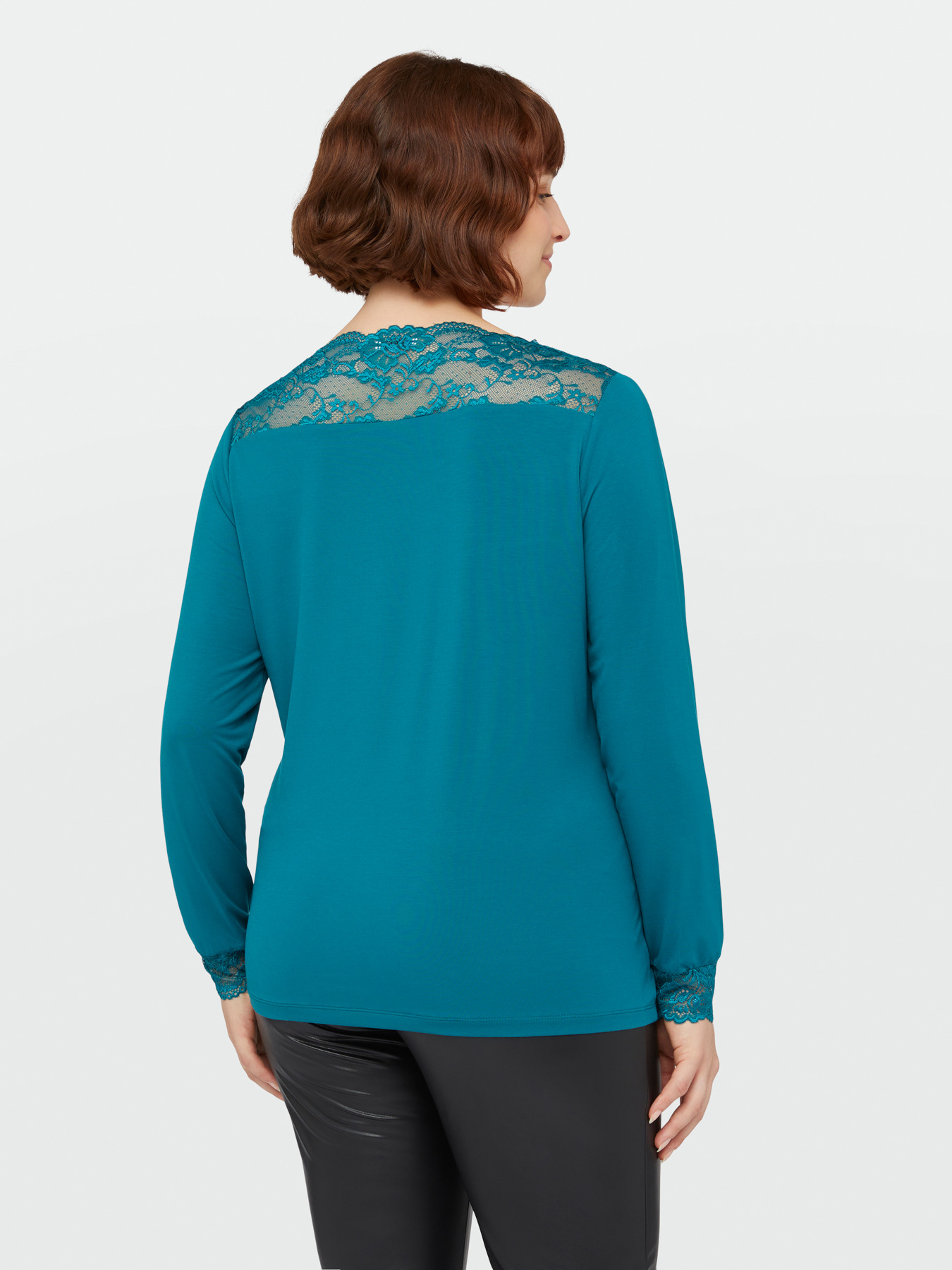 T-shirt with lace image number 1