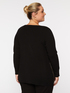 ECOVERO™ viscose sweater with zipper image number 1