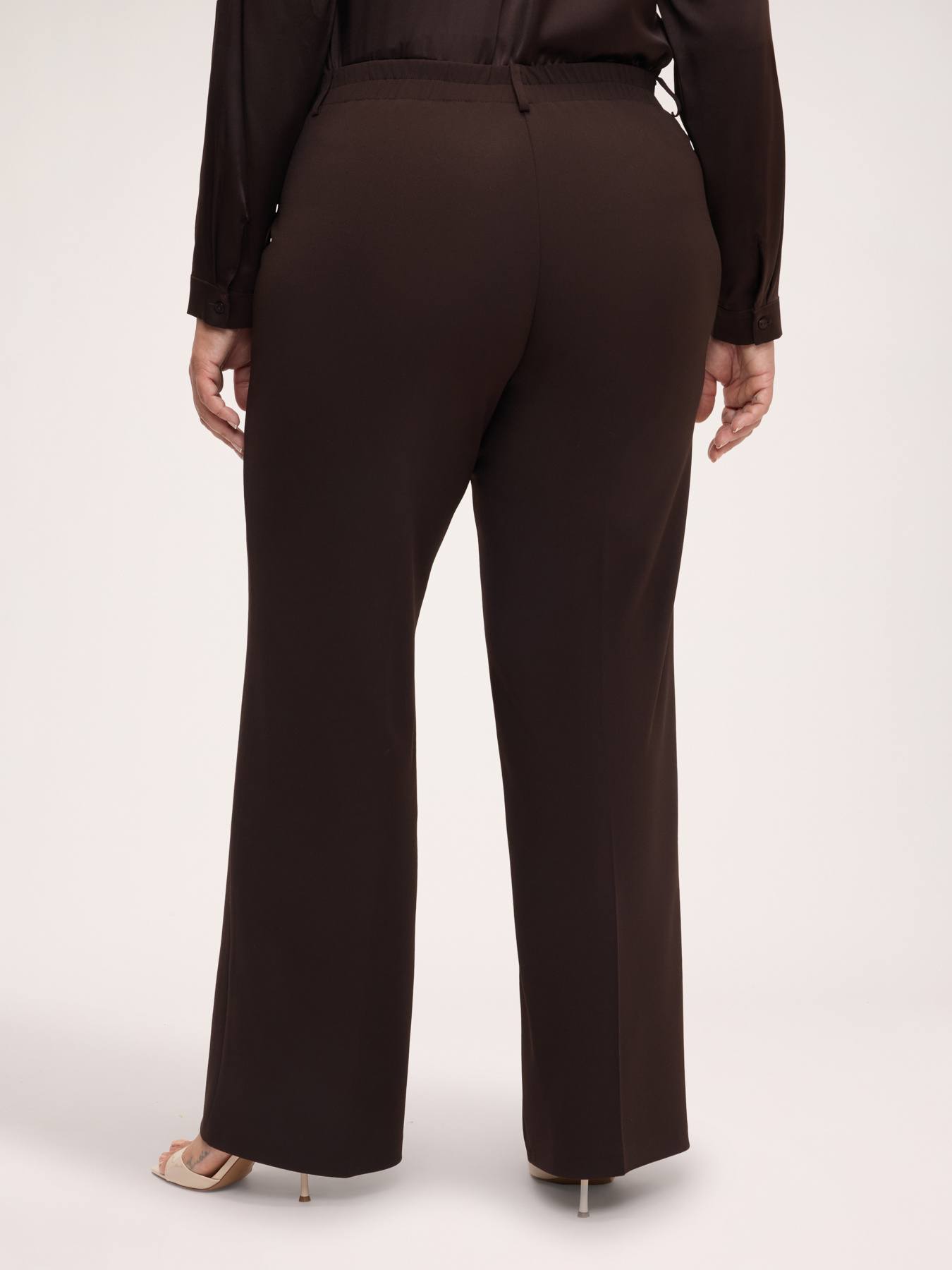 Wide Leg Pants in stretch fabric image number 1