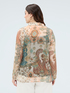 Bluse aus Georgette mit Paisley-Druck image number 1