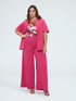 Wide Leg Trousers in Fluid Fabric image number 3