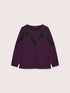 Sweatshirt with lace inserts image number 4