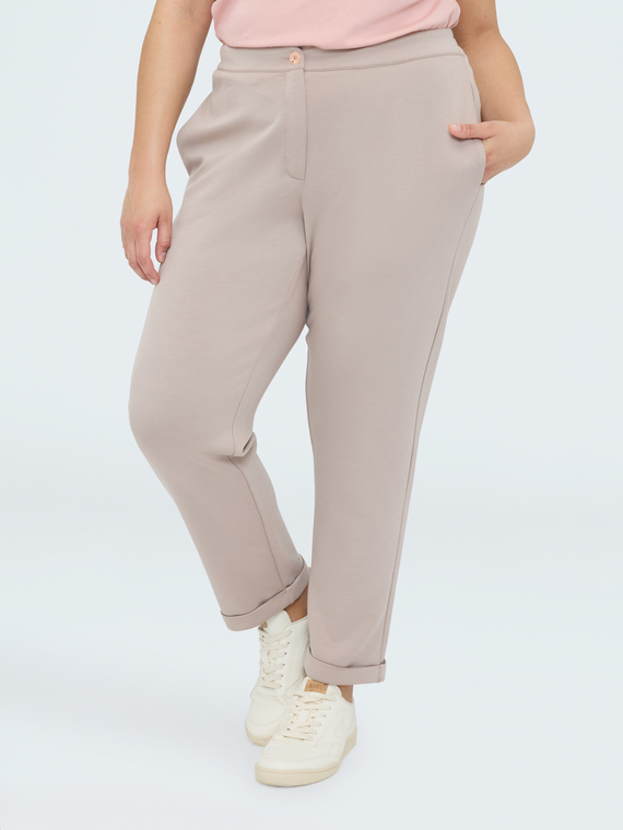 Pantalones Carrot Fit en tejido stretch