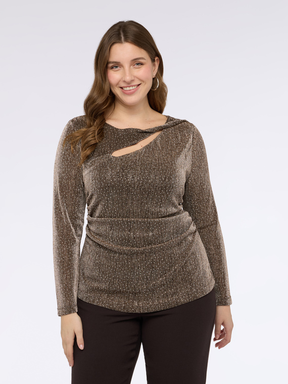 T-Shirt aus Jersey mit Strass