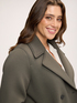 Double-breasted jacket with removable front panel image number 4