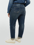 Barrel jeans with tears and patches image number 1