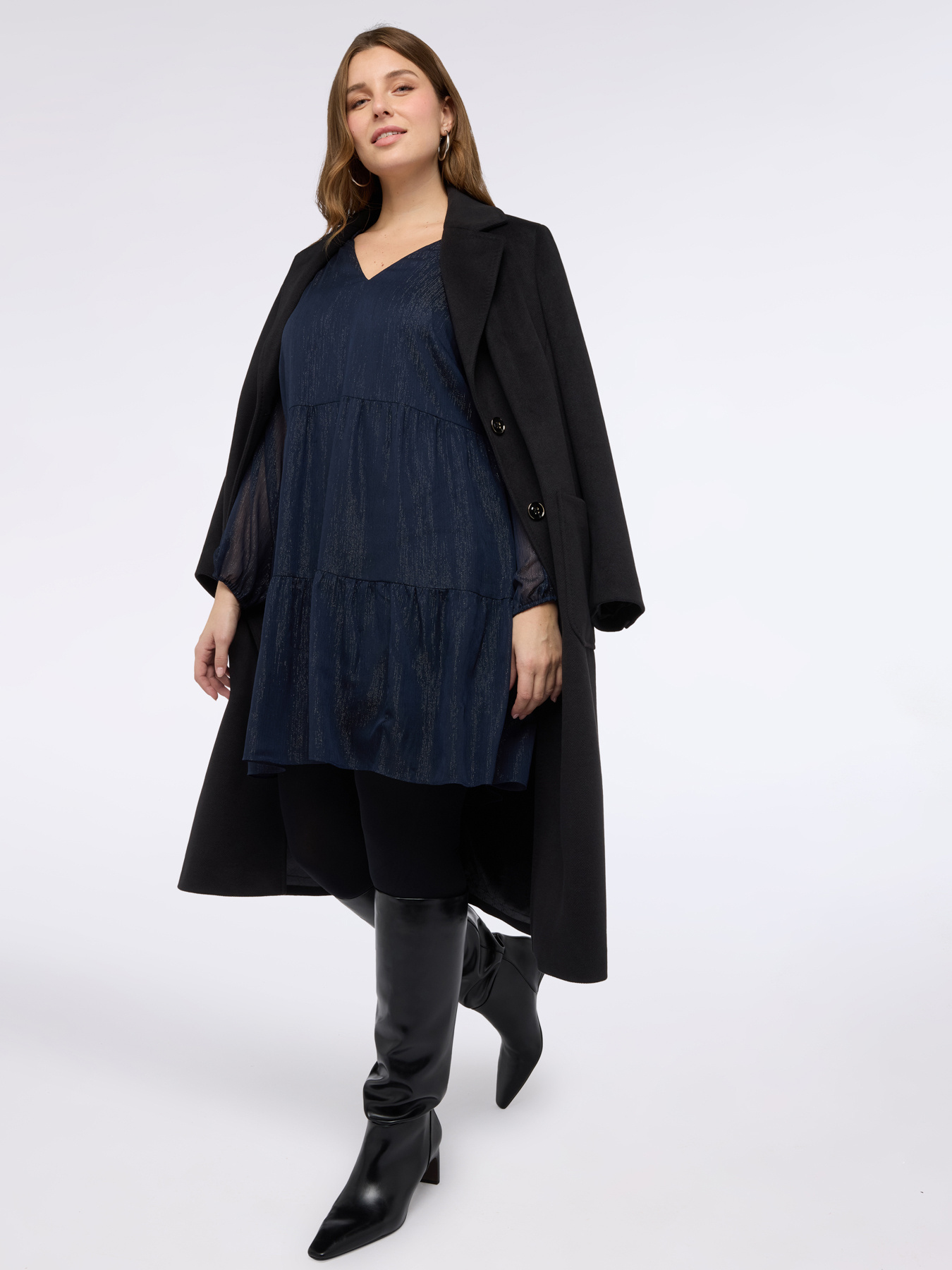 Vestido SMILE en lurex image number 3