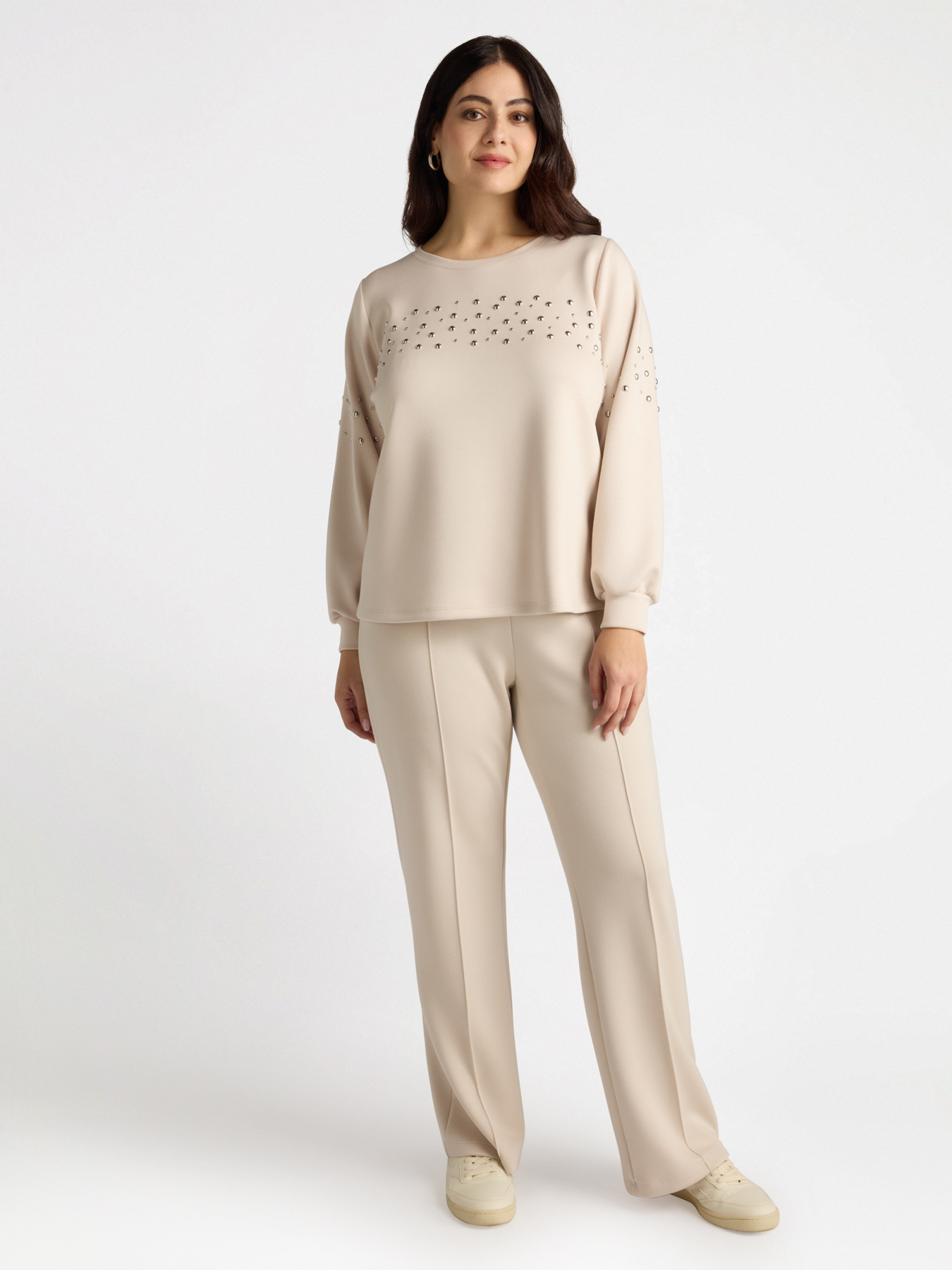 Felpa con le borchie image number 3