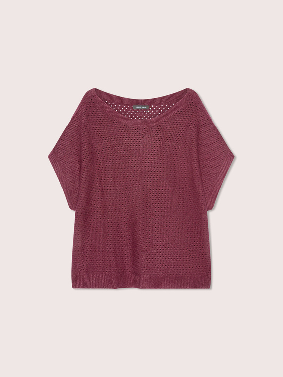 Maglia gilet in misto viscosa