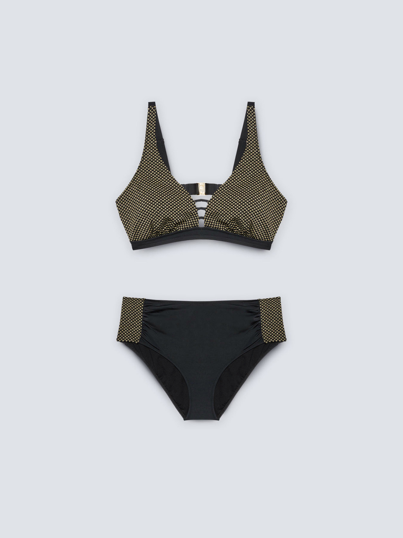 Bikini with lurex details image number 4
