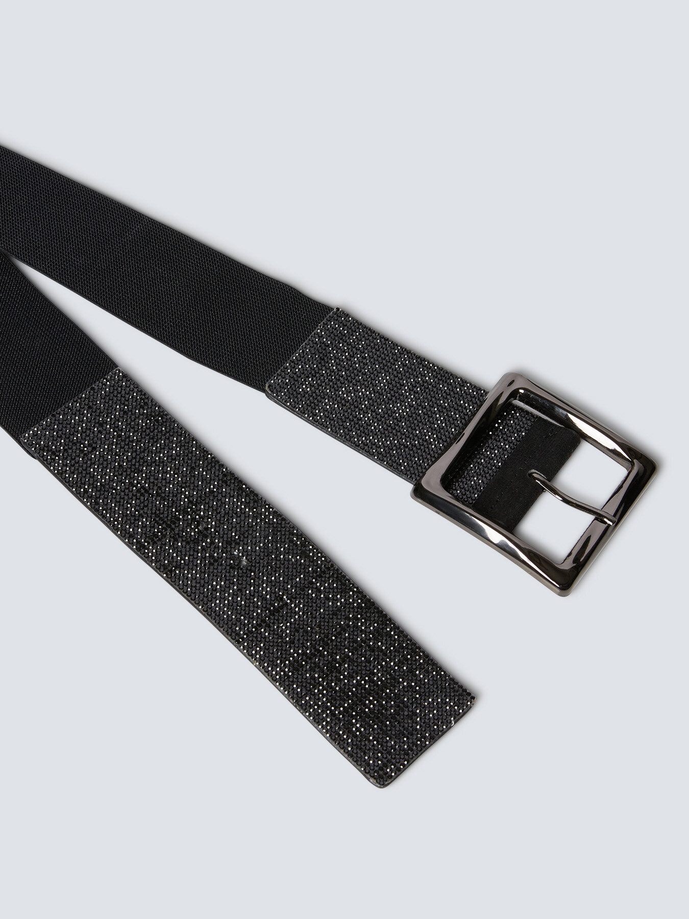 Sparkly belt with oversized buckle image number 1