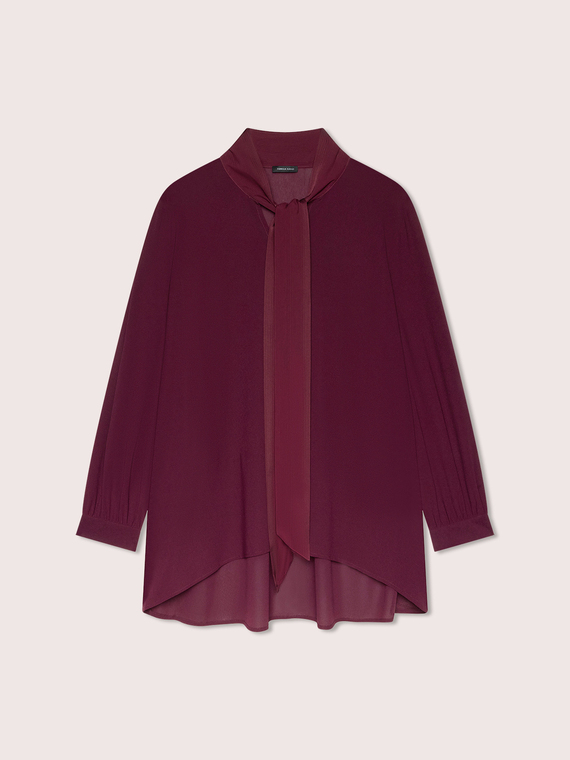 Blouse with bow