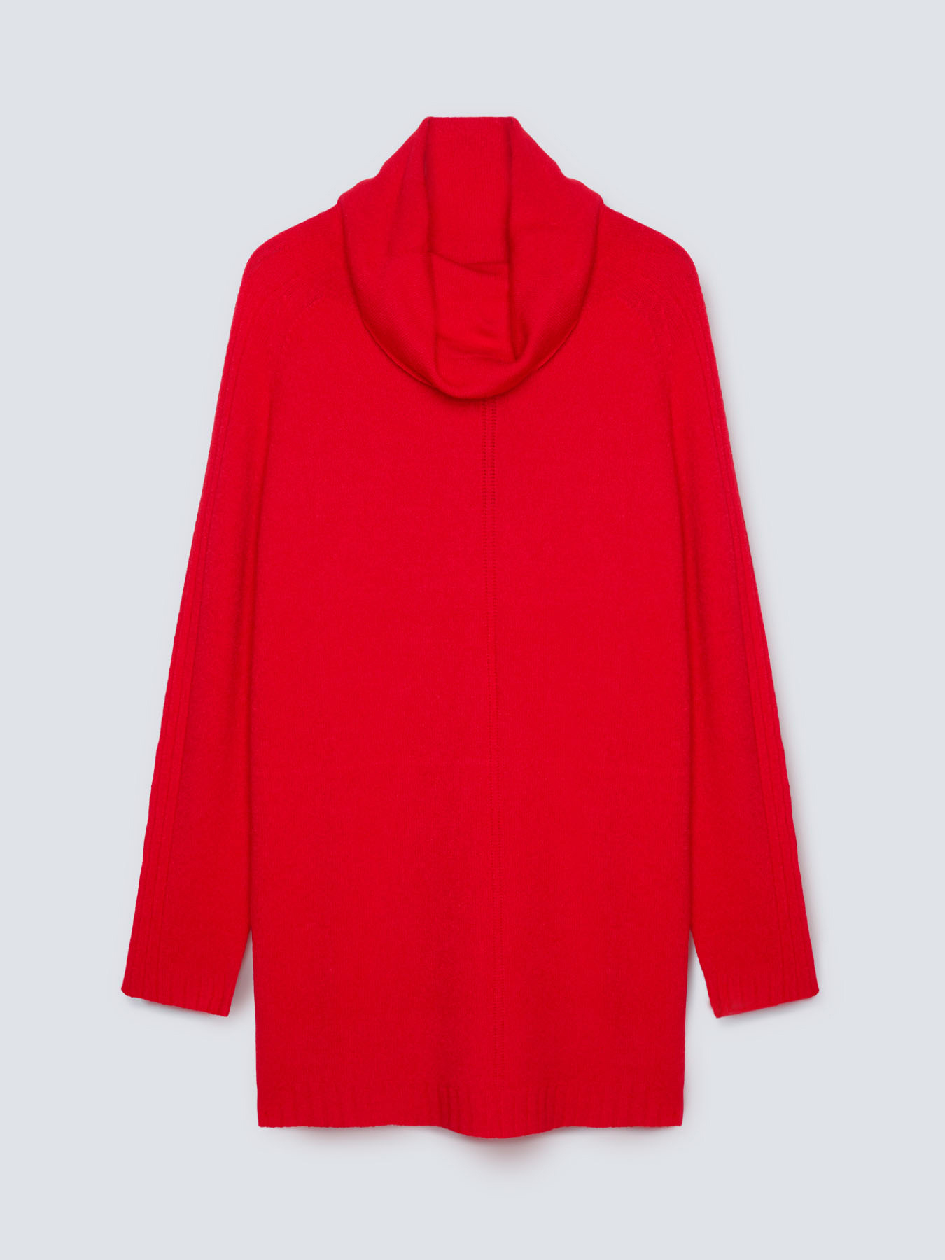 Maglia lunga a mini abito con collo ad anello image number 3