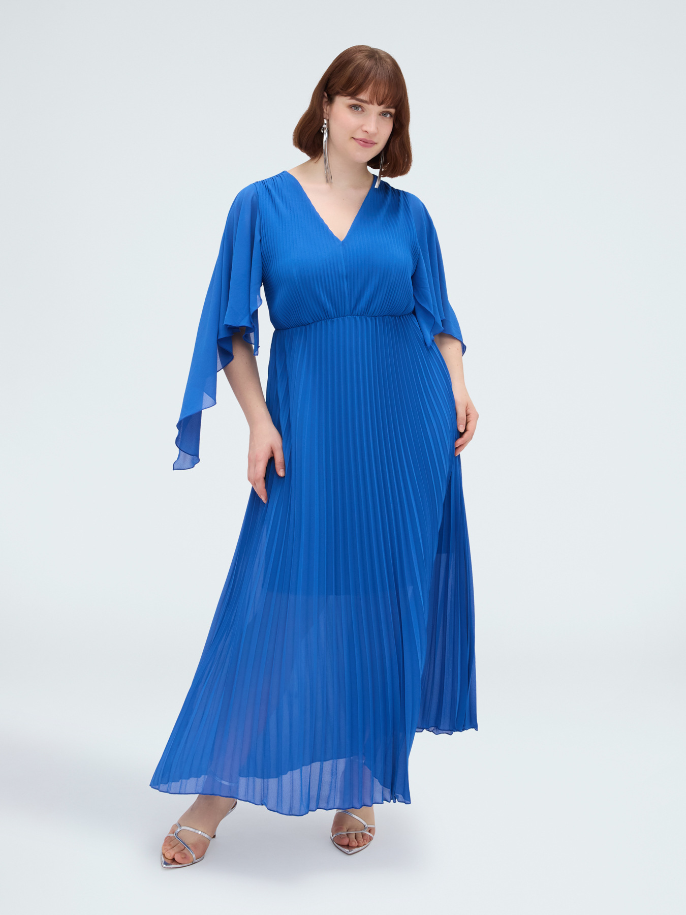 Robe DREAM en georgette pliss&eacute;e image number 2