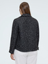 Sequin jacket with frayed details image number 1