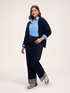 Cardigan col en V en m&eacute;lange de viscose image number 2