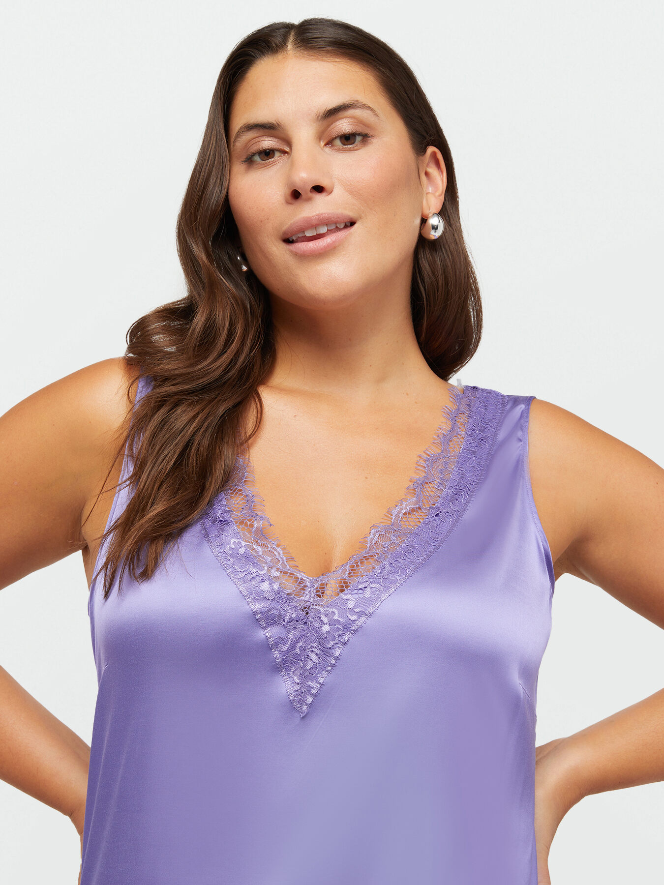 Top with lace image number 2