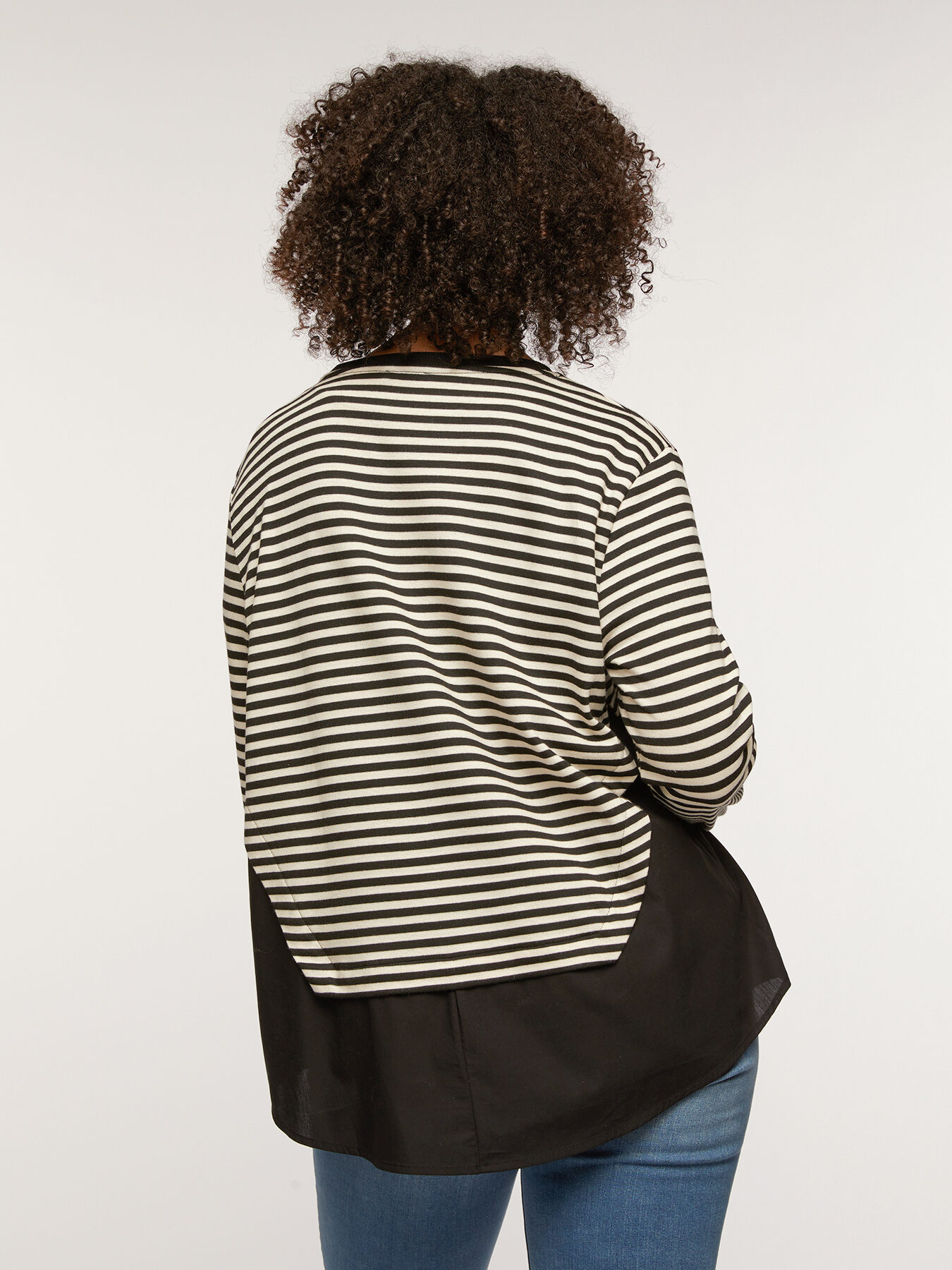 Felpa a righe image number 1