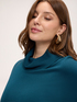Turtleneck in viscose blend image number 3