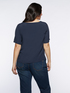 Straight blouse with short sleeves image number 1